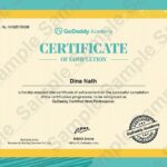Godaddy Academy Certificate